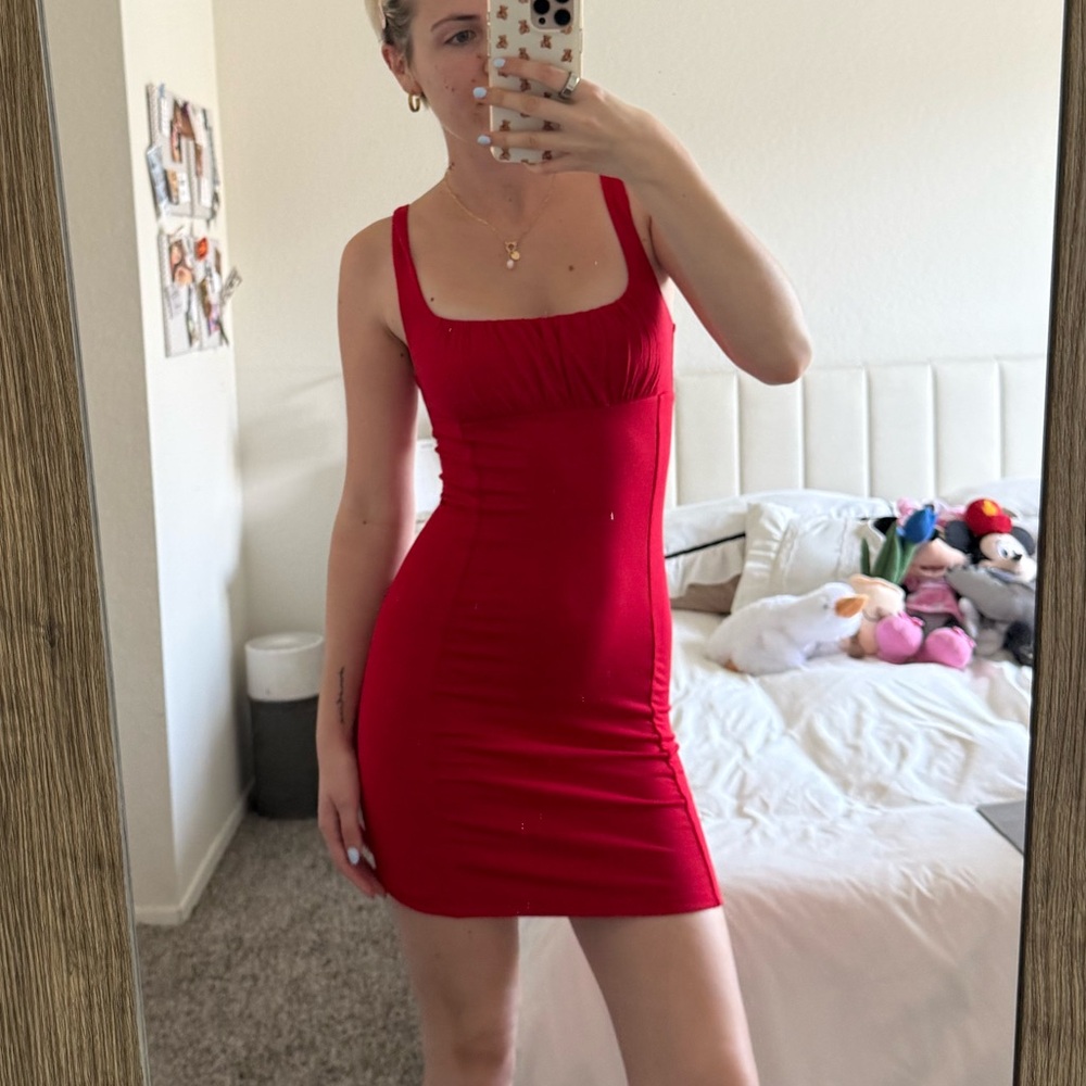 Aritzia Red Dress